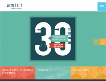 Tablet Screenshot of amiciensemble.com